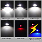 Фонарь налобный 505-XPE+8SMD(white+red+blue), Li-Ion аккумулятор, ЗУ Type-C, клипса на магните