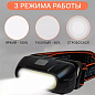 Фонарь налобный KX-213-COB, 1x18650, ЗУ Type-C, Box
