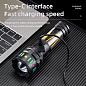 Фонарь YEMAO YM-A5 TG 30W, 1x21700, Power Bank, ЗУ Type-C, zoom, функция лампы