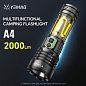 Фонарь YEMAO YM-A4 Sanan 55, 1x21700, ЗУ Type-C, функция лампы, крюк