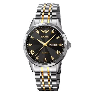 часы наручные 2291tgdbk skmei, silver-gold-black, оптом, купить