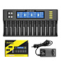 Зарядное устройство LiitoKala Lii-S12, 12x26700/ 26650/ 2170/0 18650/ AA/ 9V