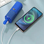 Bluetooth-колонка з навушниками TG807, з функцією Power Bank, speakerphone, радіо, blue