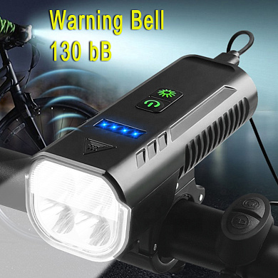 велофонарь с сигналом fy-336/2000-4t6, выносная кнопка, waterproof, индикация заряда, li-ion аккумулятор, зу microusb, box, оптом, купить