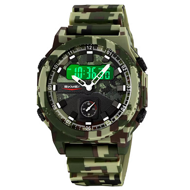 часы наручные 2355cmgn skmei, camo green, оптом, купить