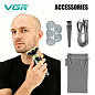 Электробритва VGR V-330, роторная, IPX5