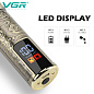 Триммер VGR V-073, 4 насадки, LED display
