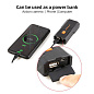 Велофара BC25S, 300LM, Waterproof, Power Bank, Li-Ion аккумулятор, ЗУ Type-C, индикация заряда