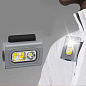 Фонарь налобный 505-XPE+8SMD(white+red+blue), Li-Ion аккумулятор, ЗУ Type-C, клипса на магните