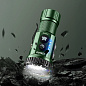 Тактический фонарь YEMAO YM-F337X, 3500LM, аккумуляторы 18650 + 18350 (3200 + 1500 mAh), боковые светодиоды (красный, синий, зеленый и ультрафиолетовый)