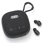 Bluetooth-колонка с наушниками TG813, c функцией speakerphone, радио, black