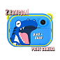 Детский фотоаппарат мгновенной печати YT008, BLIUE DINOSAUR с поддержкой microSD card, 3Y+, WiFi 