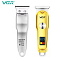 Триммер VGR V-290 GOLD, 3 насадки, LED Display