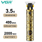 Триммер VGR V-097 GOLD, 3 насадки, LED display