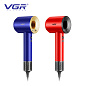 Фен професійний VGR V-445 BLUE, 3 рівні обдування, 4 рівні температури, 1600 Вт, 110000 RPM