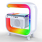 Light Sound Machine G30, RGB ночник, часы, беспроводная зарядка,  Bluetooth колонка