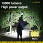 Фонарь YEMAO YM-G666M-6P80, Li-Ion аккумулятор, Power Bank, ЗУ Type-C, чехол