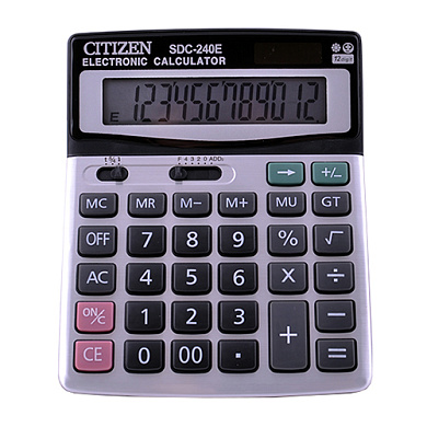 калькулятор citizen 240,  двойное питание, оптом, купить