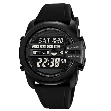 часы наручные 2442bk skmei, black, оптом, купить