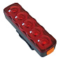 Велофонарь XFL-101-5LED, waterproof, Li-Ion  аккумулятор, ЗУ microUSB