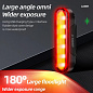 Велофонарь LEADBIKE LD80-6LED с лазерной разметкой, waterproof, Li-Ion  аккумулятор, ЗУ Type-C
