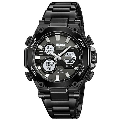 часы наручные 2210bk skmei, black, оптом, купить