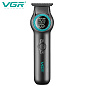 Тример VGR V-990 GREEN, 3 насадки, керамічне лезо, TURBO режим, регулювання потужності 7000-8000 RPM, LED light, LED display