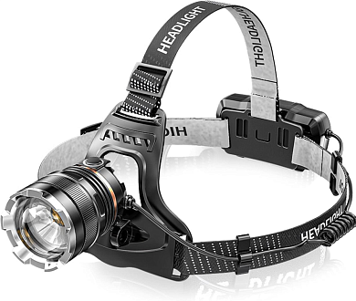 фонарь налобный a16-gt, ipx65, 2x18650, зу type-c, zoom, box, оптом, купить