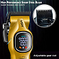 Аккумуляторная машинка для стрижки (clipper) VGR V-886C GOLD, LED display, 9000RPM
