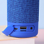 Bluetooth-колонка TG619C с RGB ПОДСВЕТКОЙ, speakerphone, радио, blue