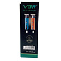 Триммер VGR V-943 BLUE, 3 насадки, LED Display