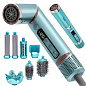 Фен-стайлер VGR 7 в 1 V-477 GREEN, Professional, 7 насадок, 1400 Вт