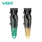 Аккумуляторная машинка для стрижки (clipper) VGR V-662 GOLD, 7000 RPM, 6 насадок, LED display