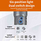 Фонарь YEMAO YM-G530 TG 30W, 1x40700, Power Bank, ЗУ Type-C, zoom, защита от комаров