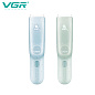 Детская машинка для стрижки с функцией сбора волос VGR V-155 GREEN, 3 безопасные насадки, бесшумная, IPX8