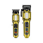 Комплект VGR 2 в 1 V-600&900 GOLD, аккумуляторная машинка для стрижки (clipper) и триммер, 10 насадок, LED display, 7000 RPM