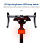 Велофонарь MY-2105-60LED, waterproof, Li-Ion  аккумулятор, ЗУ Type-C