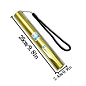 Ліхтар-лазер синій YX-B008 GOLD, 2x16340, 5 насадок, CASE, GLASSES, ЗП 220V