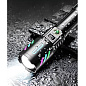 Фонарь NIGHT VISION FLUORESCENCE 1143-WHITE LASER LED PM10-TG, 1x18650, power bank, ЗУ Type-C, zoom