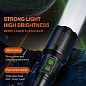 Фонарь YEMAO YM-G263 TG+лазер(Green+Red), 1x26650, ЗУ Type-C, zoom