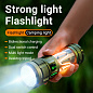 Фонарь YEMAO YM-A19 9LED, 1x26650, Power Bank, ЗУ Type-C, крючек, 3 фильтра, функция лампы