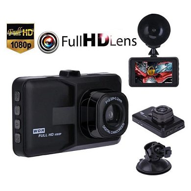 автомобильный видеорегистратор 626, lcd 3'', angel lens, 1080p full hd, оптом, купить