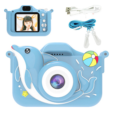детский фотоаппарат et015, blue whale, оптом, купить