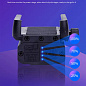 Велофонарь BK09/Z-03-3T6, Power Bank, Li-Ion аккумулятор, ЗУ Type-C, крепление под телефон