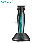 Триммер VGR V-992 GREEN, 9000 RPM, 2000 mAh, 3 насадки, LED display