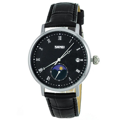 часы наручные 9308bkbk skmei, black/black, оптом, купить