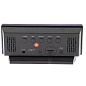 Часы сетевые VST-897-4, ярко-зеленый,температура, USB