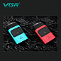 Электробритва VGR V-307 RED шейвер, двойное лезвие,  2000mAh, 9000 RPM