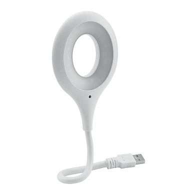 портативная гибкая лампа кольцевая 5v/2w (12 smd) с питанием от usb, оптом, купить