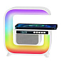 Light Sound Machine XM-G3, RGB ночник, часы, беспроводная зарядка,  Bluetooth колонка